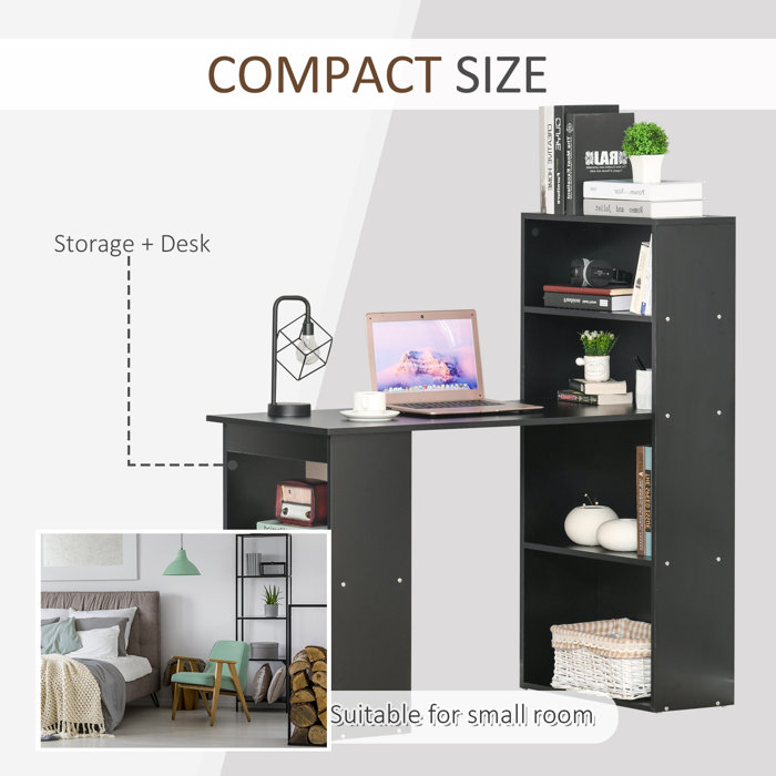 Latitude Run® Wilclay Floating Desk with Hutch & Reviews Wayfair
